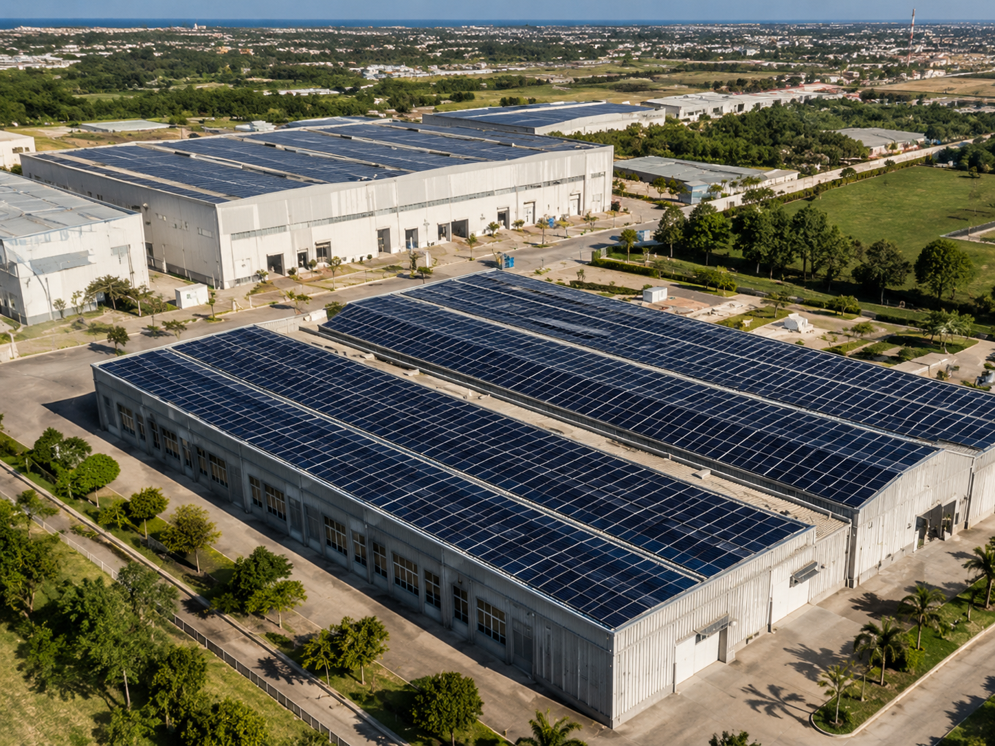 Industrial Solar Plant